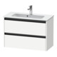Duravit Waschtischunterschrank Ketho.2 Compact 81x39cm, we. ma, 2 Schub., wandhängend-1