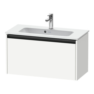 Duravit Waschtischunterschrank Ketho.2 Compact 81x39cm, we. matt, 1 Auszug, wandhängend