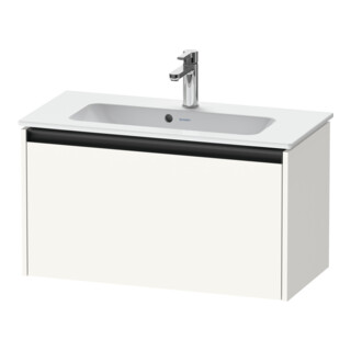 Duravit Waschtischunterschrank Ketho.2 Compact 81x39cm, we. matt, 1 Auszug, wandhängend