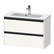 Duravit Waschtischunterschrank Ketho.2 Compact 81x39cm, we. matt, 2 Schub., wandhängend