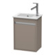 Duravit Waschtischunterschrank Ketho 40x28,5x55cm, wandhängend, T li, basalt matt-1