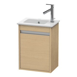 Duravit Waschtischunterschrank Ketho 40x28,5x55cm, wandhängend, T li, Eiche natur