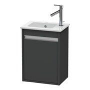 Duravit Waschtischunterschrank Ketho 40x28,5x55cm, wandhängend, T li, graphit matt