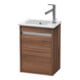 Duravit Waschtischunterschrank Ketho 40x28,5x55cm, wandhängend, T li, Nussb natur-1