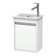 Duravit Waschtischunterschrank Ketho 40x28,5x55cm, wandhängend, T links, weiß matt
