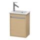 Duravit Waschtischunterschrank Ketho 40x28,5x55cm, wandhängend, T re, Eiche natur-1