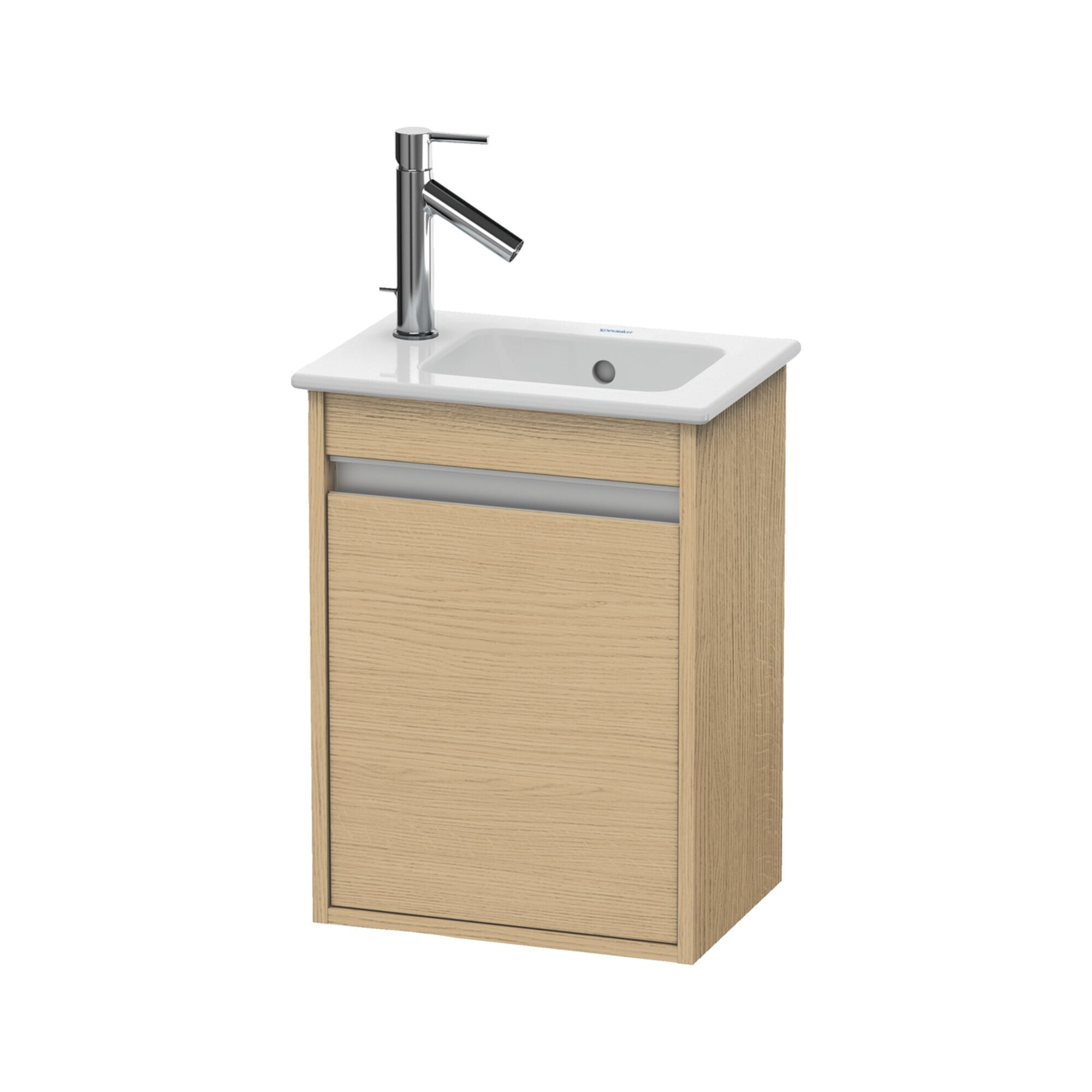 Duravit Waschtischunterschrank Ketho 40x28,5x55cm, wandhängend, T re, Eiche natur
