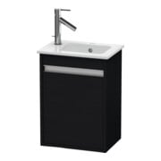Duravit Waschtischunterschrank Ketho 40x28,5x55cm, wandhängend, T re, Eiche schwarz