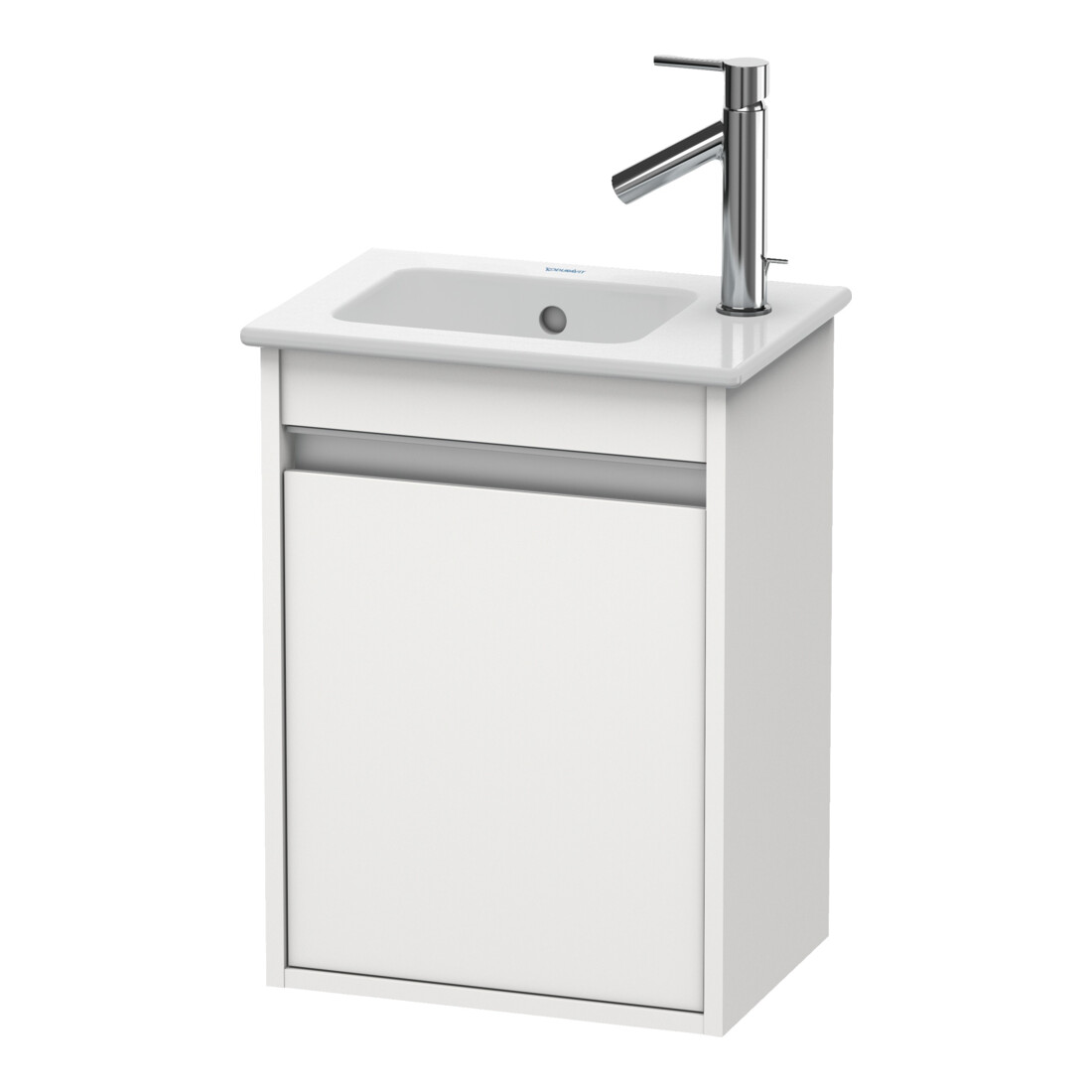 Duravit Waschtischunterschrank Ketho 40x28,5x55cm, wandhängend, T re, Eiche schwarz