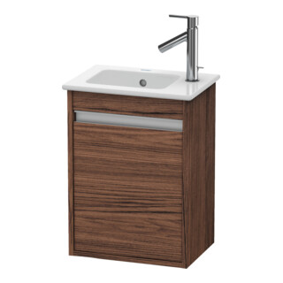 Duravit Waschtischunterschrank Ketho 40x28,5x55cm, wandhängend, T re, Nussb dunkel