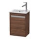 Duravit Waschtischunterschrank Ketho 40x28,5x55cm, wandhängend, T re, Nussb dunkel-1