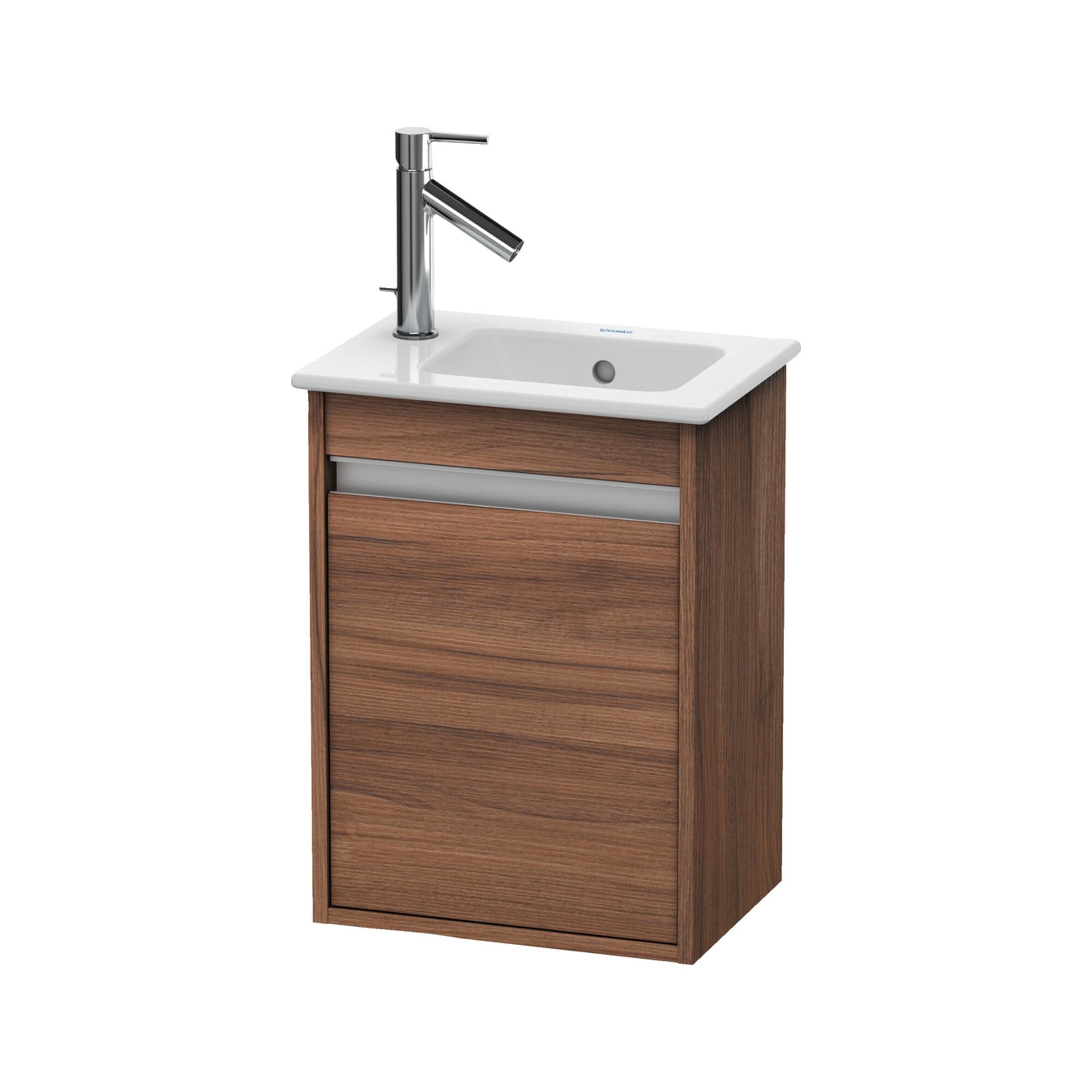 Duravit Waschtischunterschrank Ketho 40x28,5x55cm, wandhängend, T re, Nussb natur