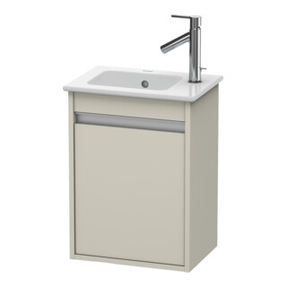 Duravit Waschtischunterschrank Ketho 40x28,5x55cm, wandhängend, Tür links, Taupe