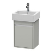 Duravit Waschtischunterschrank Ketho 40x32x55cm, wandhängend, T li, betongrau matt