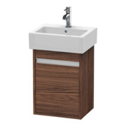Duravit Waschtischunterschrank Ketho 40x32x55cm, wandhängend, T li, nussbaum dunkel-1