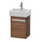 Duravit Waschtischunterschrank Ketho 40x32x55cm, wandhängend, T li, nussbaum natur