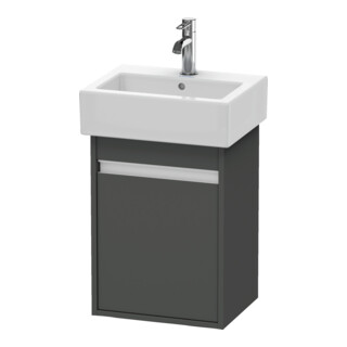 Duravit Waschtischunterschrank Ketho 40x32x55cm, wandhängend, T re, graphit matt