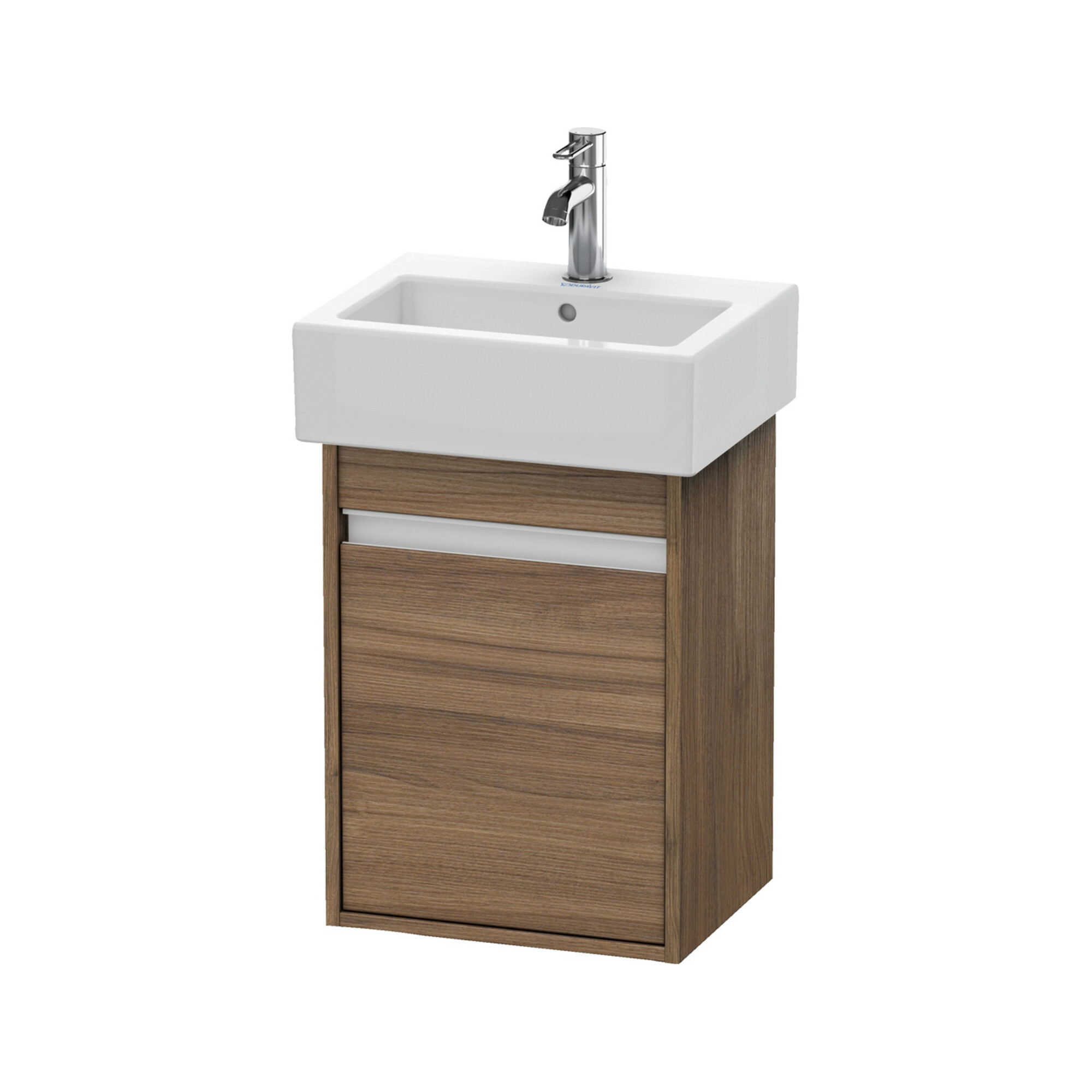 Duravit Waschtischunterschrank Ketho 40x32x55cm, wandhängend, T re, nussbaum natur