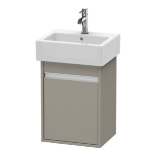 Duravit Waschtischunterschrank Ketho 40x32x55cm, wandhängend, T rechts, basalt matt