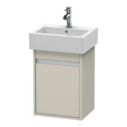Duravit Waschtischunterschrank Ketho 40x32x55cm, wandhängend, Tür links, Taupe-1