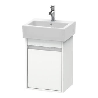 Duravit Waschtischunterschrank Ketho 40x32x55cm, wandhängend, Tür rechts, weiß matt