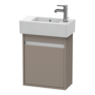 Duravit Waschtischunterschrank Ketho 45x22,5x55cm, wandhängend, T li, basalt matt