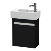 Duravit Waschtischunterschrank Ketho 45x22,5x55cm, wandhängend, T li, Eiche schwarz-1