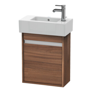 Duravit Waschtischunterschrank Ketho 45x22,5x55cm, wandhängend, T li, Nussb natur