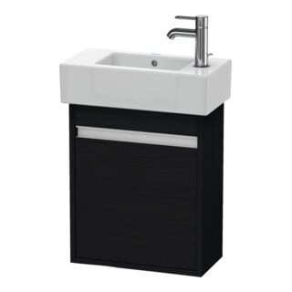 Duravit Waschtischunterschrank Ketho 45x22,5x55cm, wandhängend, T re, Eiche schwarz