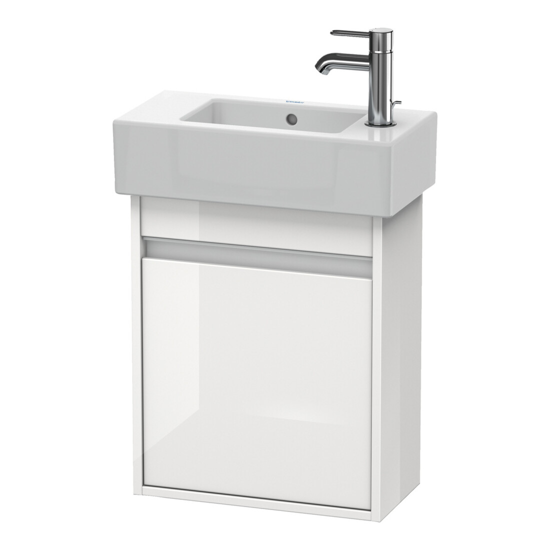 Duravit Waschtischunterschrank Ketho 45x22,5x55cm, wandhängend, Tür links, Taupe