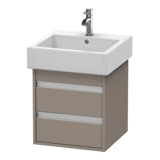 Duravit Waschtischunterschrank Ketho 45x44cm, bas. ma, 2 Schubk., wandhängend