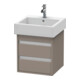 Duravit Waschtischunterschrank Ketho 45x44cm, bas. ma, 2 Schubk., wandhängend