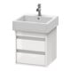 Duravit Waschtischunterschrank Ketho 45x44cm, bas. ma, 2 Schubk., wandhängend