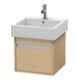 Duravit Waschtischunterschrank Ketho 45x44cm, Ei natur, 1 Auszug, wandhängend-1
