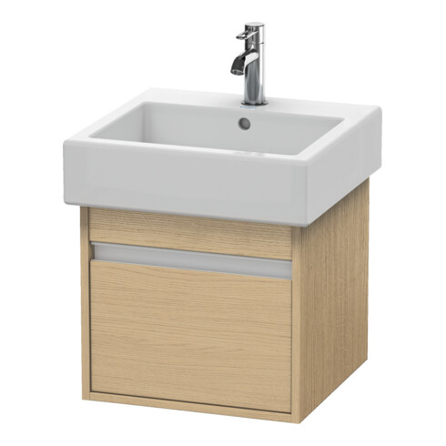 Duravit Waschtischunterschrank Ketho 45x44cm, Ei natur, 1 Auszug, wandhängend