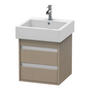 Duravit Waschtischunterschrank Ketho 45x44cm, lei, 2 Schubkästen, wandhängend