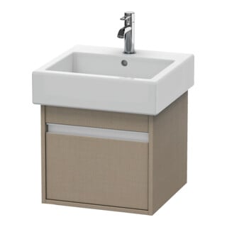 Duravit Waschtischunterschrank Ketho 45x44cm, leinen, 1 Auszug, wandhängend