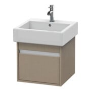 Duravit Waschtischunterschrank Ketho 45x44cm, leinen, 1 Auszug, wandhängend