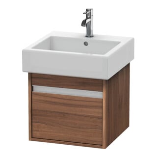 Duravit Waschtischunterschrank Ketho 45x44cm, Nussb Nat, 1 Ausz., wandhängend