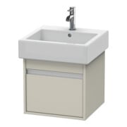 Duravit Waschtischunterschrank Ketho 45x44cm, Taupe, 1 Auszug, wandhängend