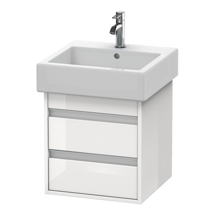 Duravit Waschtischunterschrank Ketho 45x44cm, we ma, 2 Schubk., wandhängend