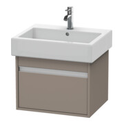 Duravit Waschtischunterschrank Ketho 55x44cm, bas. ma, 1 Auszug, wandhängend