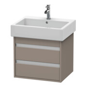 Duravit Waschtischunterschrank Ketho 55x44cm, bas. ma, 2 Schubk., wandhängend