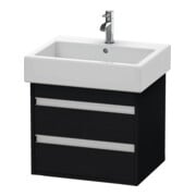 Duravit Waschtischunterschrank Ketho 55x44cm, Ei sw, 2 Schubk., wandhängend