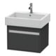 Duravit Waschtischunterschrank Ketho 55x44cm, graph ma, 1 Auszug, wandhängend-1
