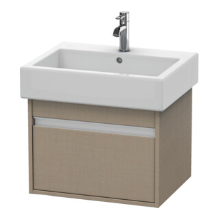 Duravit Waschtischunterschrank Ketho 55x44cm, leinen, 1 Auszug, wandhängend