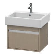 Duravit Waschtischunterschrank Ketho 55x44cm, leinen, 1 Auszug, wandhängend