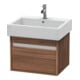 Duravit Waschtischunterschrank Ketho 55x44cm, Nussb Nat, 1 Ausz., wandhängend-1