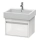 Duravit Waschtischunterschrank Ketho 55x44cm, Taupe, 1 Auszug, wandhängend-2
