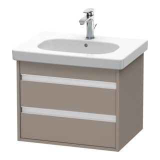 Duravit Waschtischunterschrank Ketho 60x45,5cm, bas. ma, 2 Schubk., wandhängend